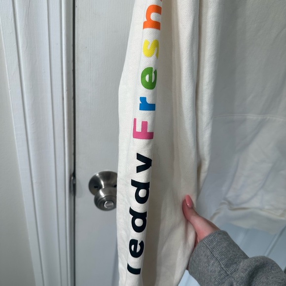 Teddy Fresh white hoodie with rainbow lettering - Picture 2 of 5